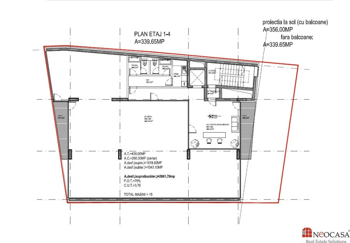 STIRBEI VODA - 430 MP, CU AUT DE CONSTRUCTIE BIROURI 2S+D+P+4E! - foto 6