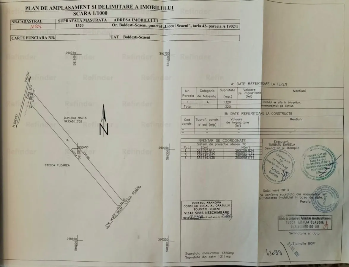Vanzare teren intravilan | 2623 mp | Boldesti Scaieni - liceul Teodor Diamant | - foto 3