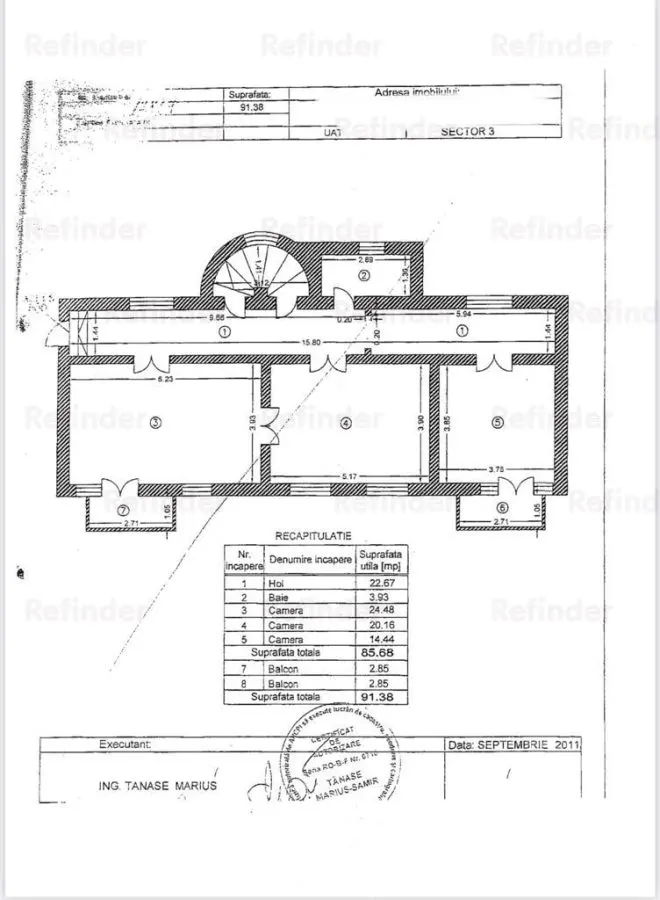 Vanzare casa + teren | Unirii - Cartier Evreiesc | teren 566 mp | necesita renovare | - foto 15