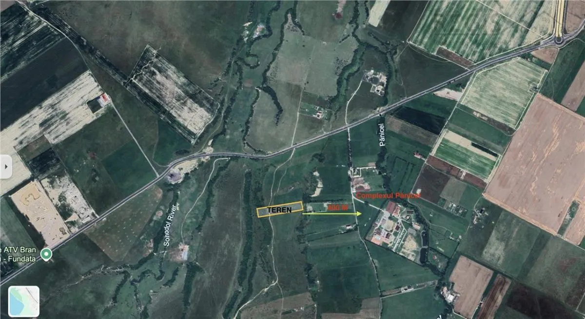 Investitie: 1 Ha Teren intre Rasnov si Bran, Panorama Bucegi - foto 3
