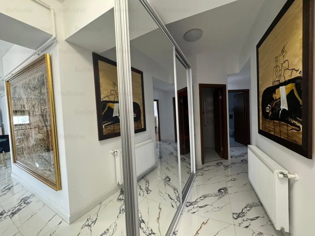 Inchiriere apartament 3 camere mobilat si utilat LUX | centrala proprie| loc de parcare-garaj | Pipera - Drumul  Bisericii | - foto 13