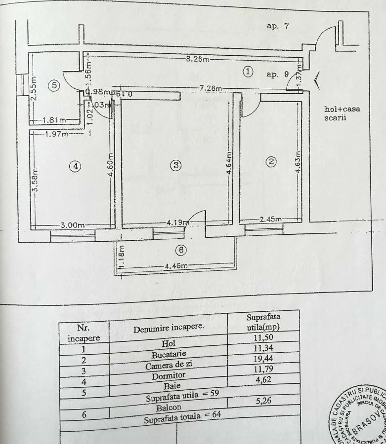 Apartament 2 camere bloc nou Tractorul- Coresi - foto 13