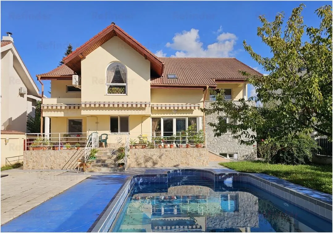 Vila eleganta D+P+1+M | 649 mp | piscina exterioara| renovata complet | Pipera - Iancu Nicolae - Mark Twain | - foto 1