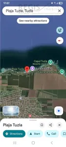 Teren extravilan in prima linie a plajei Tuzla - foto 2