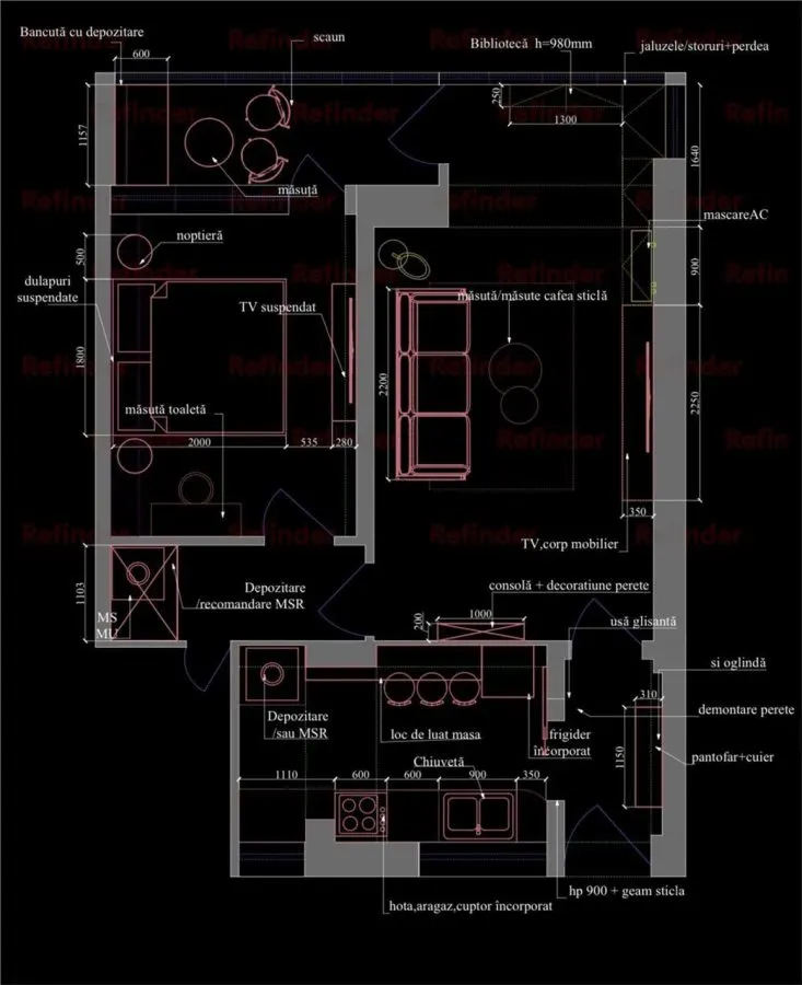 Vanzare apartament 2 camere | Dorobanti | etaj 4/6 | bloc anvelopt cu lift | renovat | mobilat si utilat lux | - foto 19