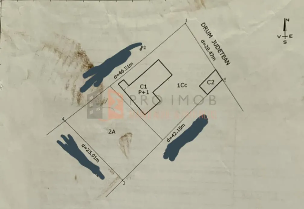 Teren  cu casa demolabila in zona Merei - foto 1