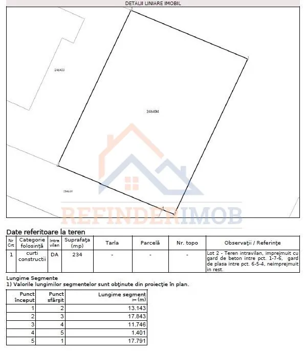 Teren constructie casa P+2+M zona metrou Aparatorii Patriei - foto 3