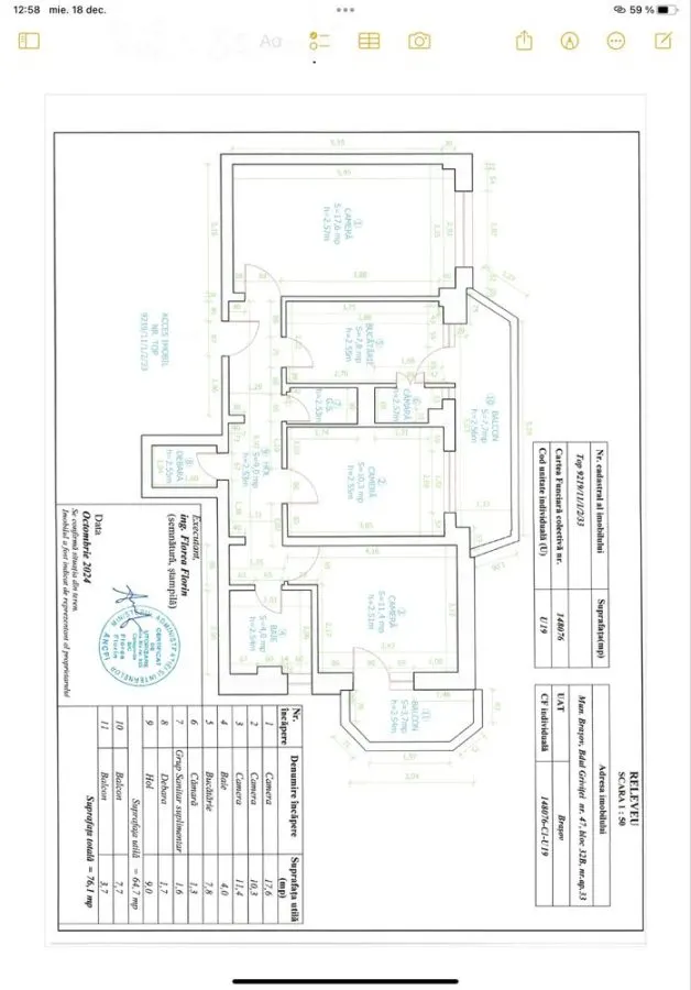 Apartament 3 camere decomandat zona Grivitei - foto 8