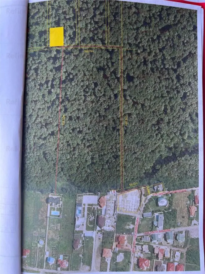 Vanzare teren Voluntari | padure | 1124mp | drum de acces | posibilitate construire casa | - foto 1