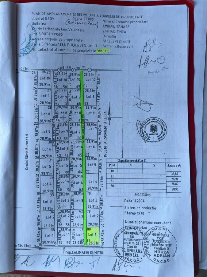 Vanzare teren Voluntari | padure | 1124mp | drum de acces | posibilitate construire casa | - foto 3