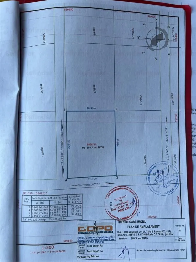Vanzare teren Voluntari | padure | 1124mp | drum de acces | posibilitate construire casa | - foto 4