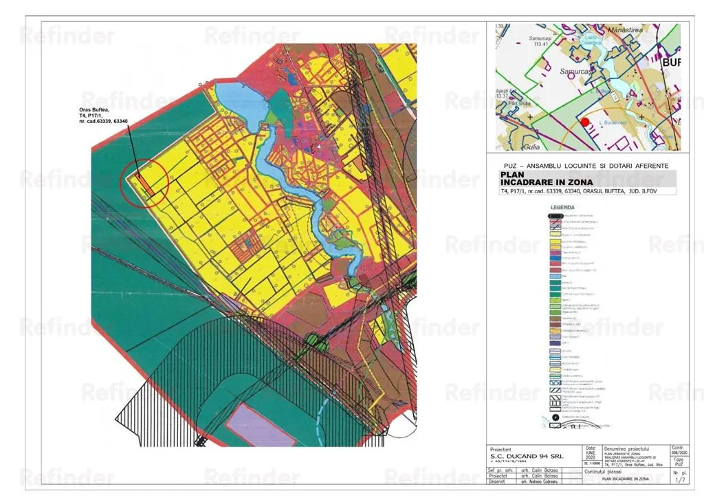 VANZARE TEREN INTRAVILAN  | BUFTEA | loturi pt case de 500 mp ( ultimile disponibile )| din str Fagaras pana la padure | certificat de urbanism | - foto 16