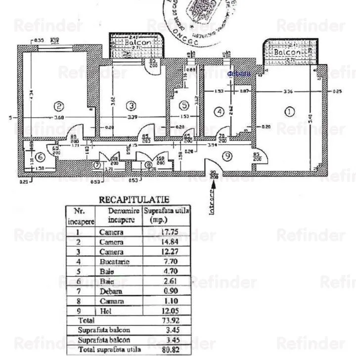 apartament 3 camere, Piata Alba Iulia , Decebal stradal, 82mp, decomandat, amenajat ,vedere integrala la bulevard, orientare Sud, loc parcare, liber. - foto 20