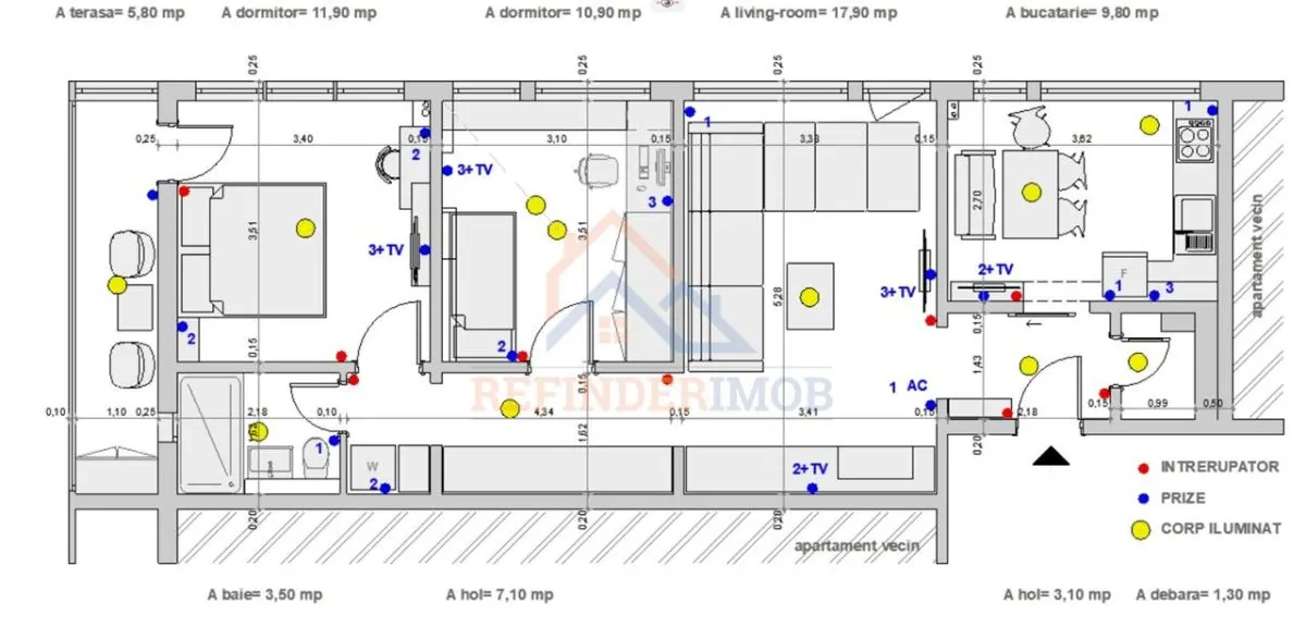 Apartament de vanzare cu 3 camere, zona Titan - Parc IOR - foto 16