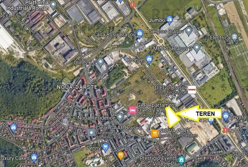 Teren pentru Blocuri/ Mall, 13500 mp, Noua Darste - foto 1