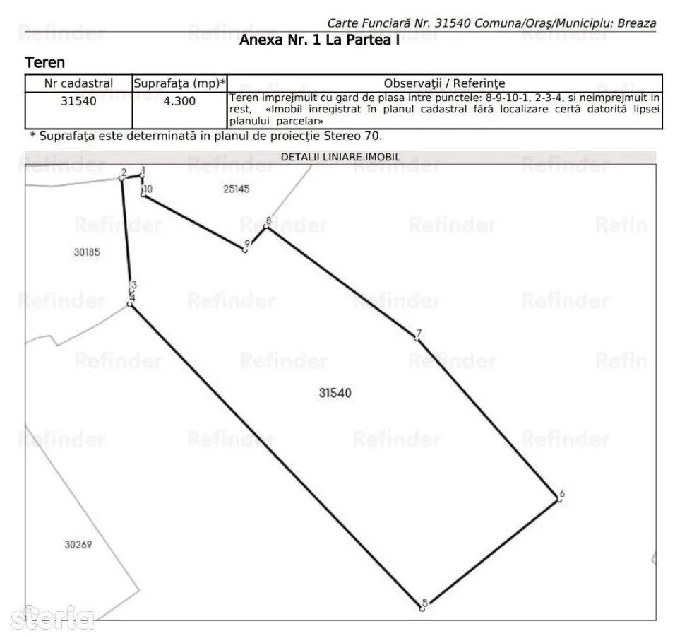 Teren intravilan construibil Breaza, 4300mp, curent, canalizare pe teren, gazele la gard,  pomi fructiferi, priveli?te superb? - foto 5