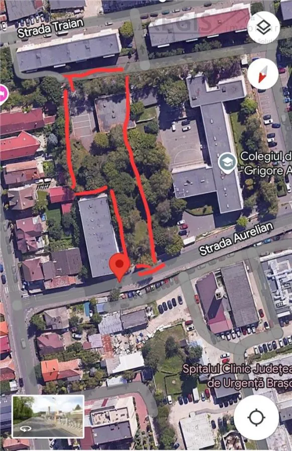 Teren intravilan construibil , zona Spitalul Judetean - foto 2