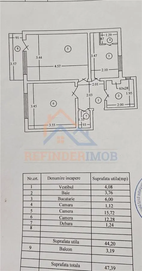 Apartament 2 camere Sura Mare -Metrou- centrala proprie - foto 6