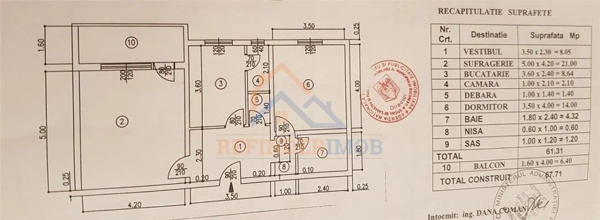 Apartament de inchiriat cu 2 camere, zona Mall Vitan - foto 9