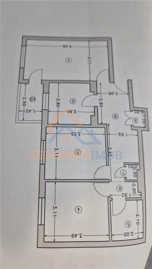 Apartament de vanzare cu 3 camere, zona Mihai Bravu - Mall Vitan - foto 3