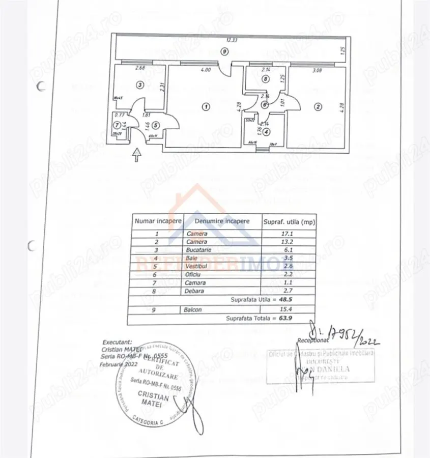 Vanzare apartament 2 camere Calea Giulesti - foto 3