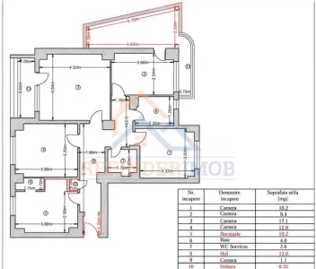Apartament 4 camere, 2 balcoane Romana - foto 6