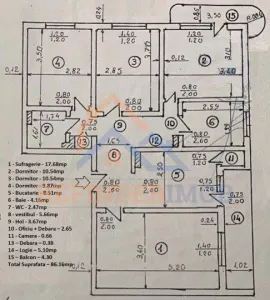 Vanzare apartament 4 camere zona  Margeanului - Dumbrava Noua - Bucuresti