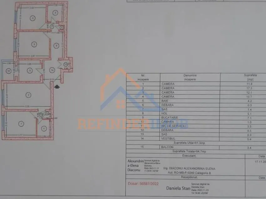 Apartament 4 camere de vanzare Sebastian - Craisorului - foto 8
