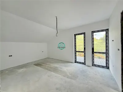 Casa noua cu 5 camere de vanzare semifinisata, teren 500 mp in Corunca - foto 11