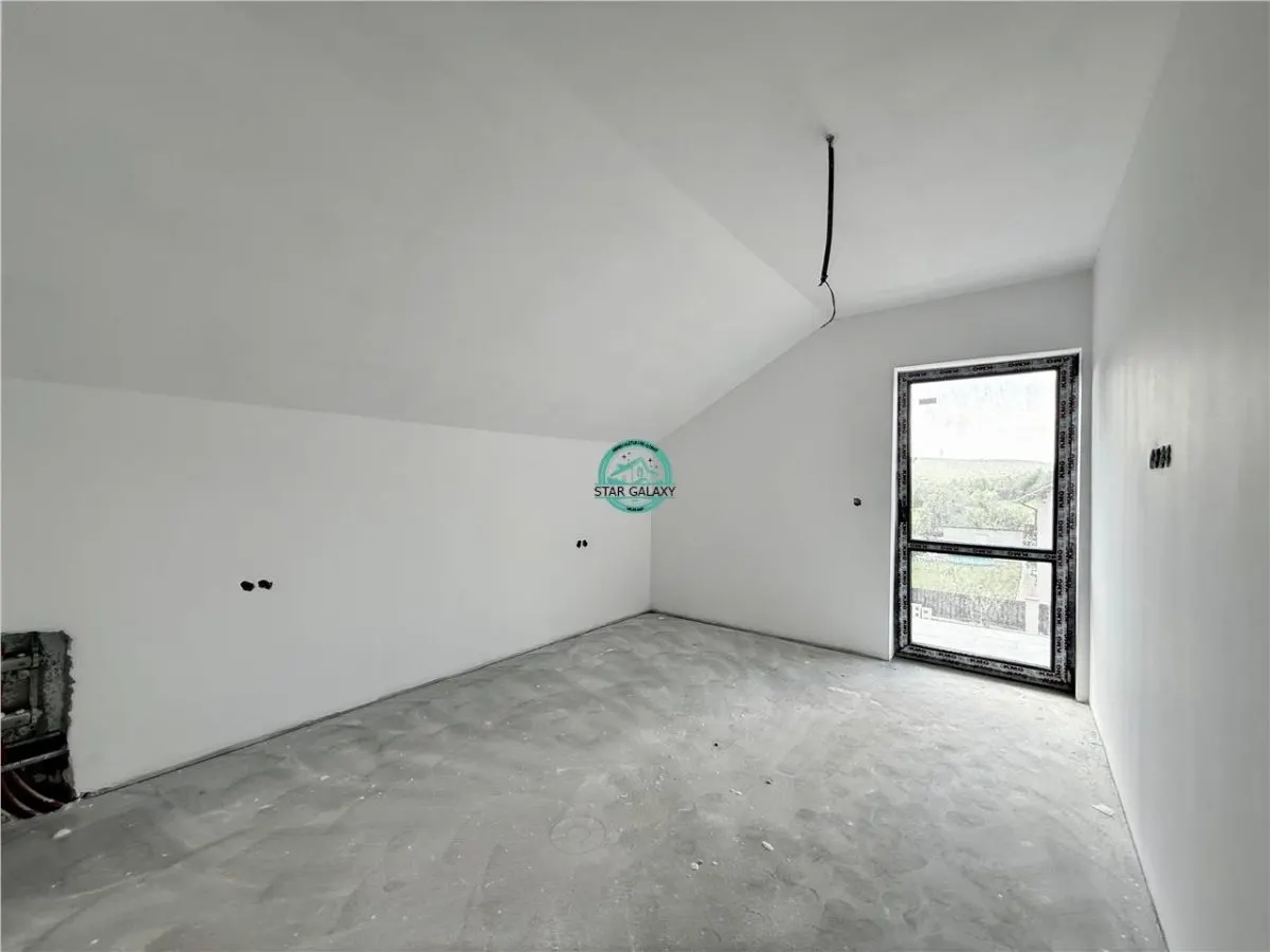 Casa noua cu 5 camere de vanzare semifinisata, teren 500 mp in Corunca - foto 8