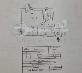 Apartament 1 cameră, 41mp, Mall Moldova, parcare inclusă - foto 5