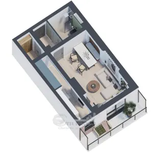 Apartament 1 cameră, 43.61 mp â€“ finisaje premium | Comision 0% - Iasi