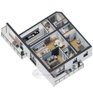 Apartament 3 camere, 81.47 mp â€“ design premium | 2 băi, 2 balcoaneÂ  | 0% comision - Iasi