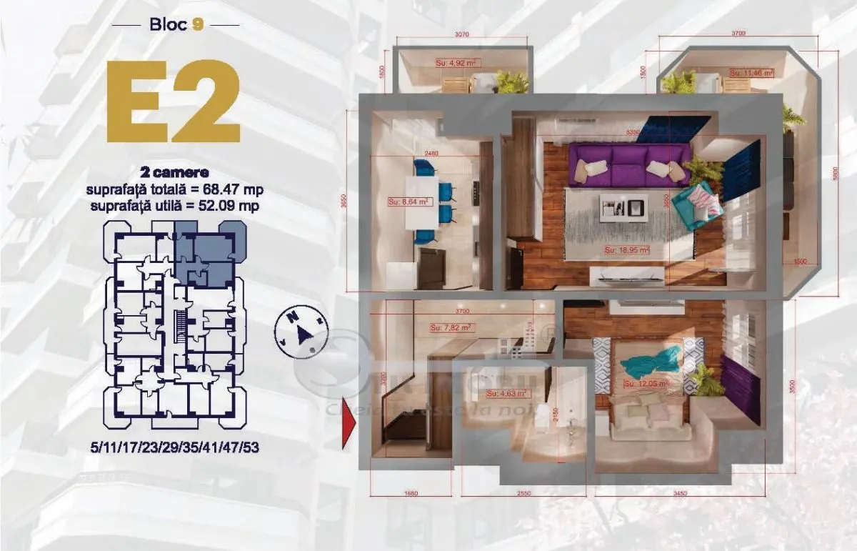 Apartament 2 camere, 68 mp | Investiție excelentă | COMISION 0% - foto 1