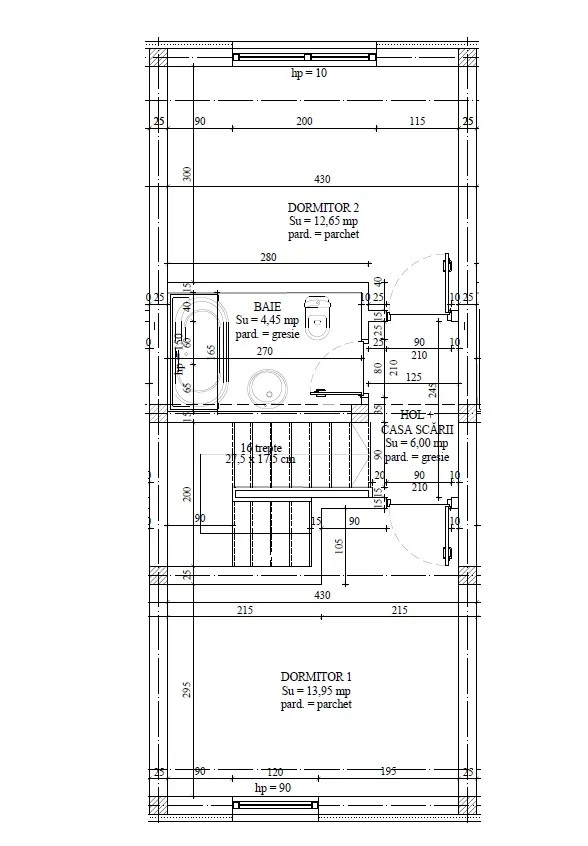 Apartament 3 camere dispus pe 2 niveluri - foto 7