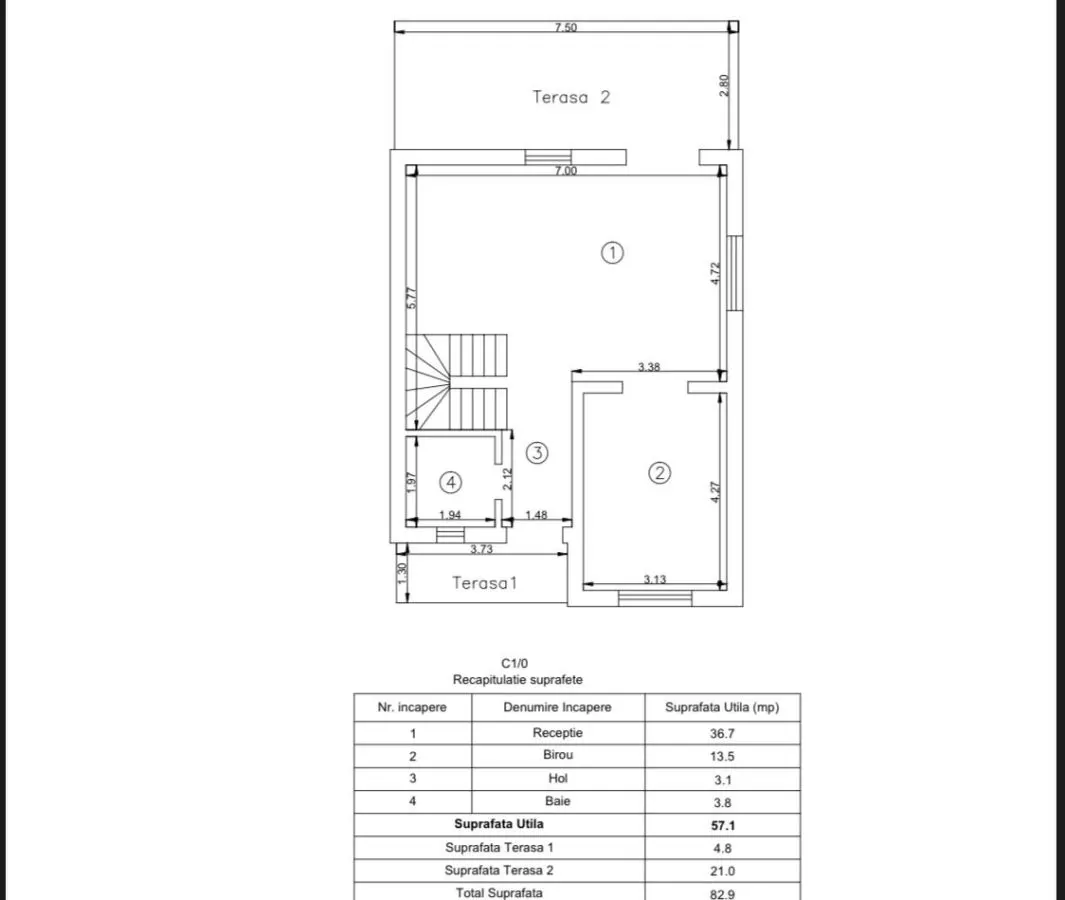 Casa Valea Lupului, 112 mp, curte 336 mp, AC, alarma - foto 14