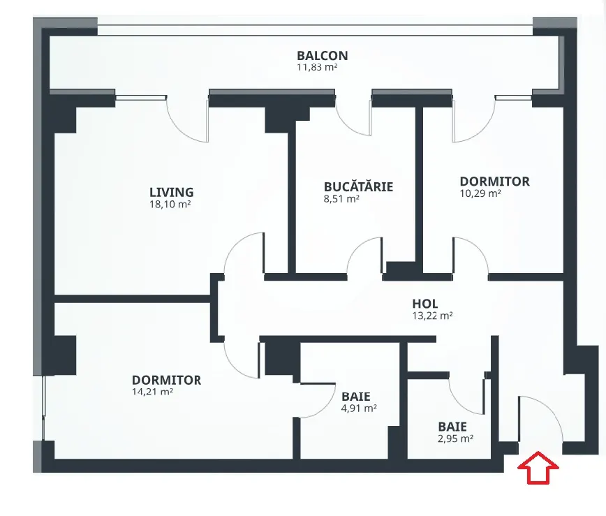 Apartament 3 camere Tatarasi - 84mp - 2bai - mutare imediata. - foto 12