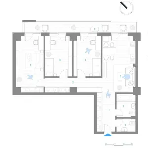 Apartament 4 camere - bloc nou - Cug - Selgros - foto 3