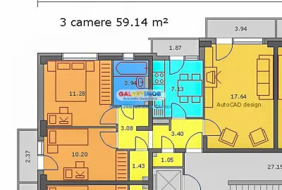 Vanzare apartament 3 camere decomandat Colentina Plumbuita - foto 4