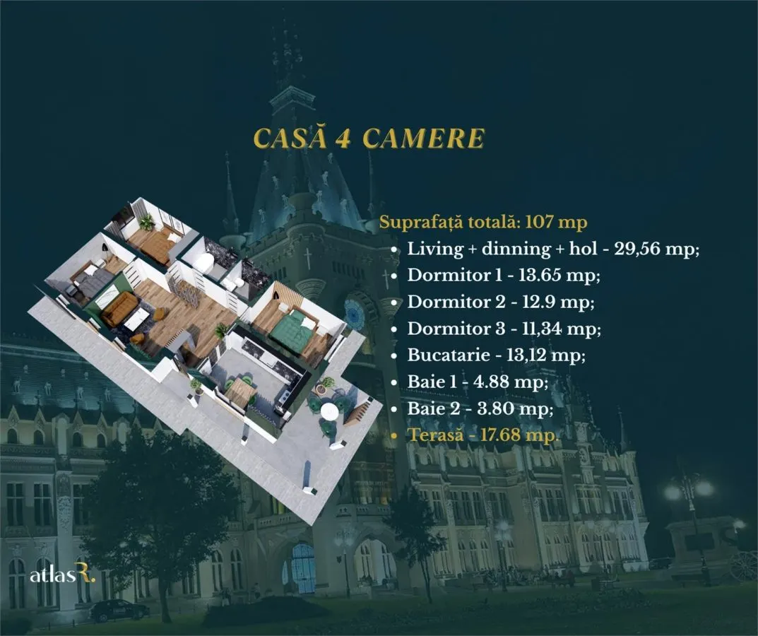 Casa plan parter | Vorovesti | 4 camere | 2 bai - foto 6