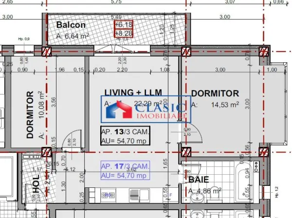 Apartament 3 camere Florești - poza 2