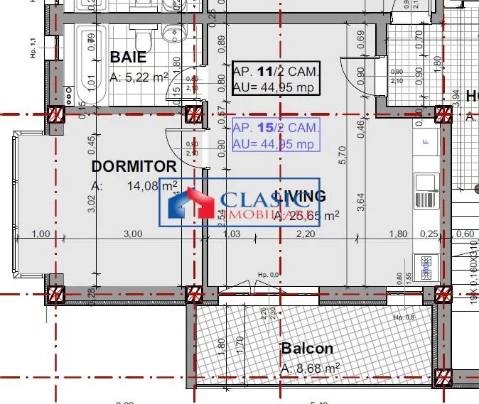 Vanzare apartament 2 camere zona Sesul de Sus Floresti - foto 1