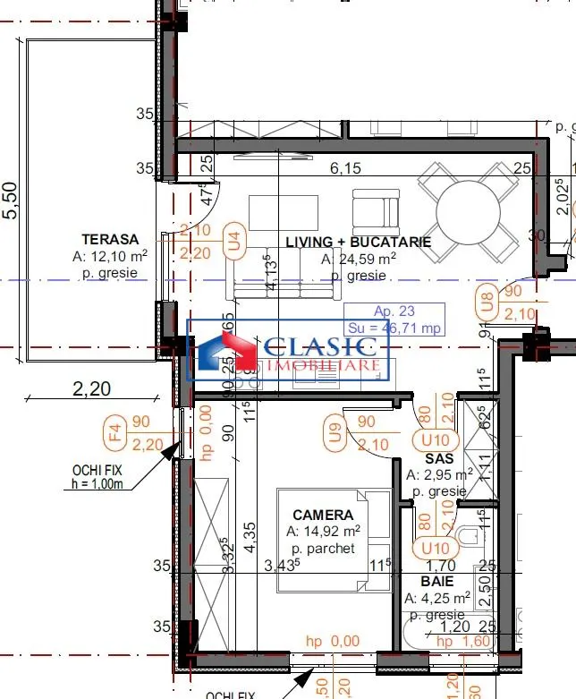 Vanzare apartament 2 camere bloc nou Iris la o distanta de aproximativ 4 km Auchan, Cluj-Napoca - foto 3