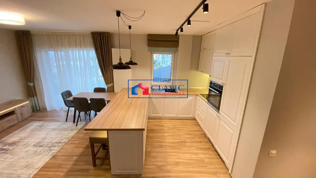 Inchiriere apartament 3 camere modern bloc nou in Buna Ziua- zona Mega Image - foto 3