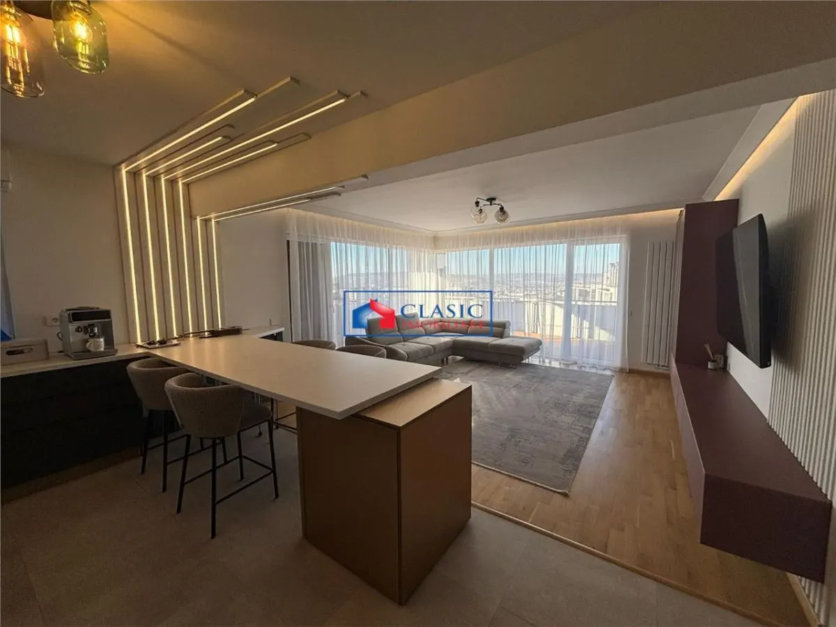 Vanzare apartament 4 camere de LUX terasa 105 mp tip penthouse in Buna Ziua- Mega Image - foto 1