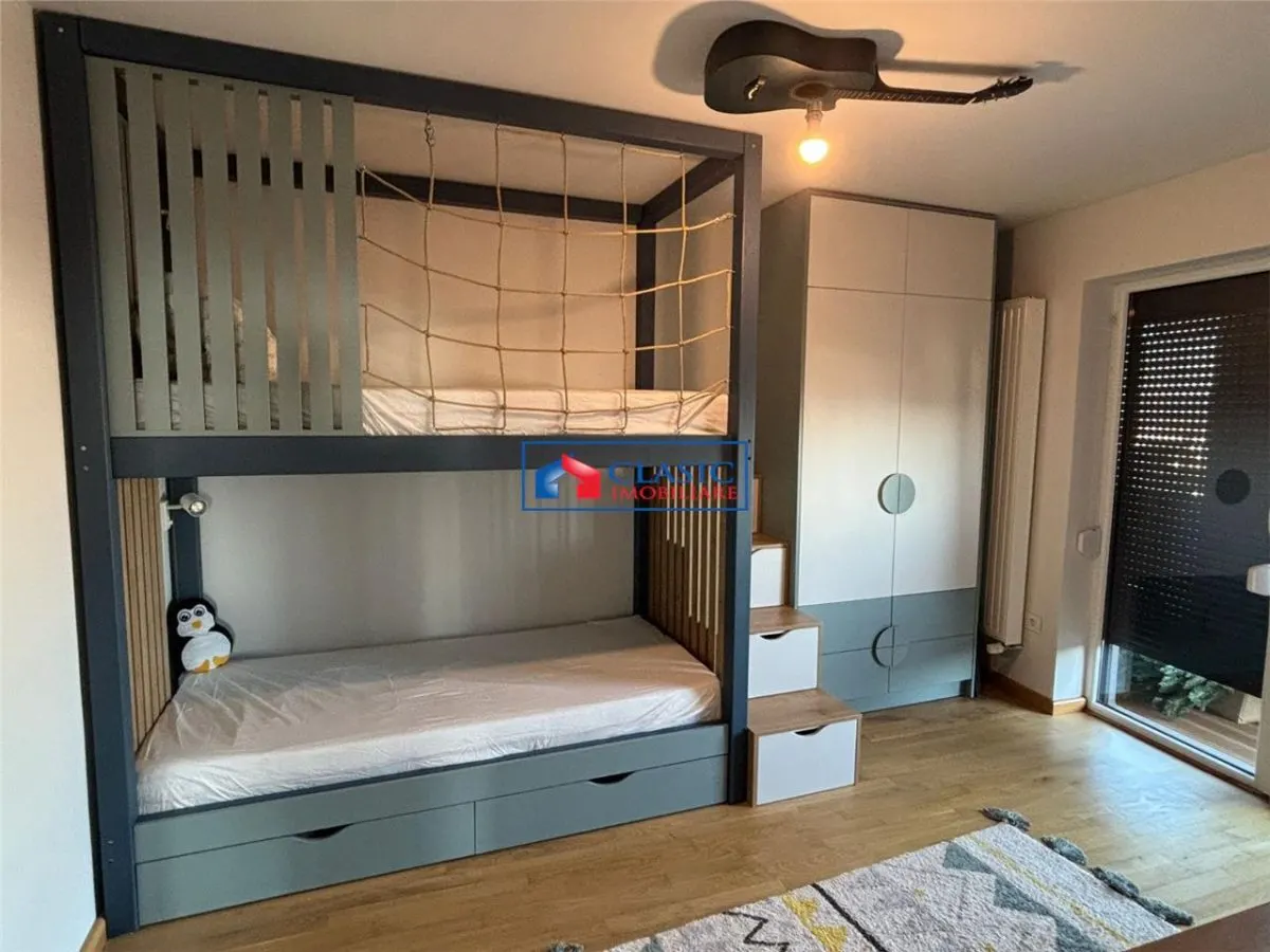 Vanzare apartament 4 camere de LUX terasa 105 mp tip penthouse in Buna Ziua- Mega Image - foto 13