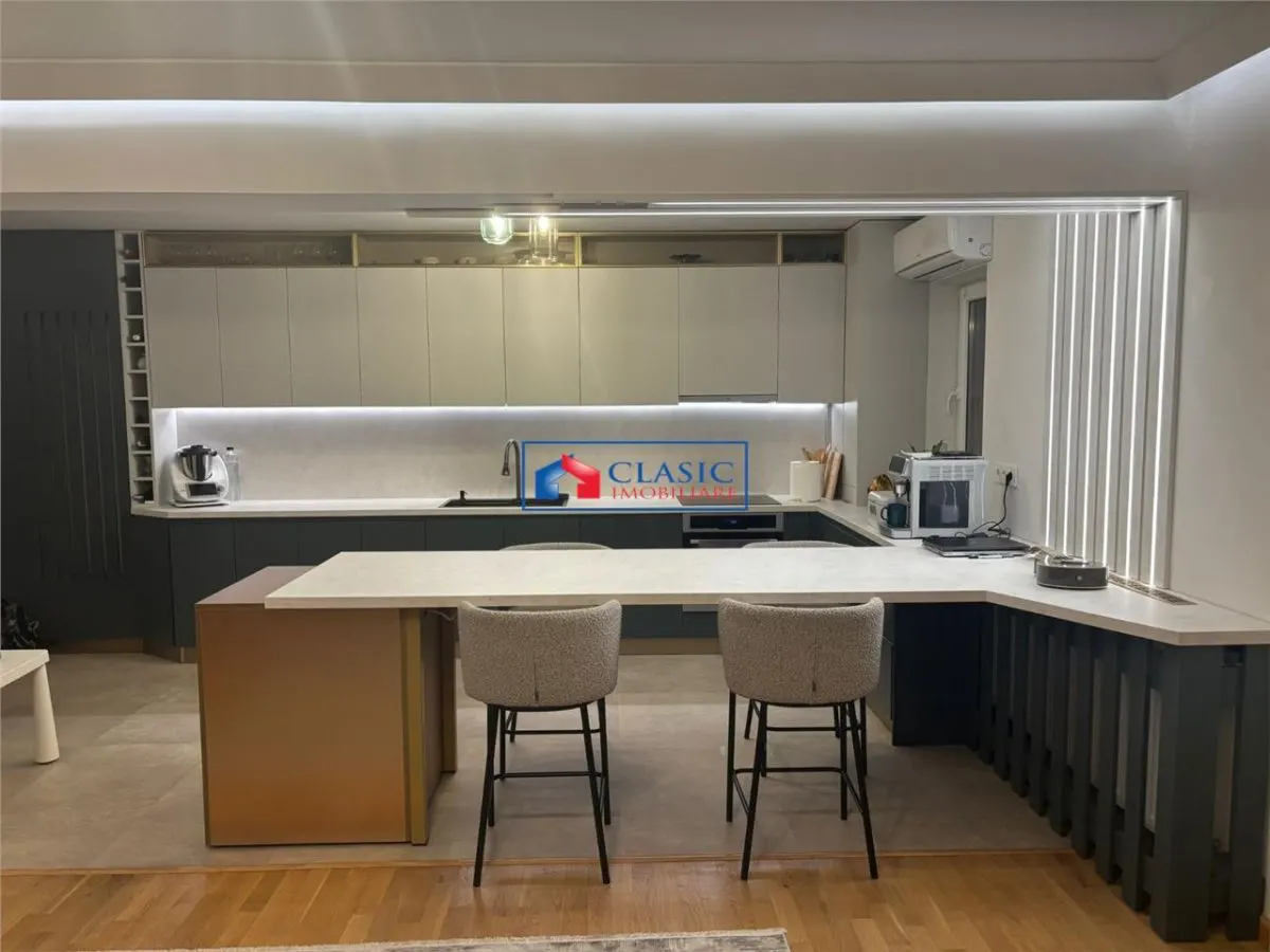 Vanzare apartament 4 camere de LUX terasa 105 mp tip penthouse in Buna Ziua- Mega Image - foto 4