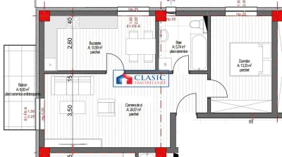 Vanzare apartament 2 camere constructie noua zona Calea Turzii Zorlor, Cluj-Napoca - foto 3