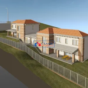 Vanzare teren cu autorizatie casa alipita tip duplex Feleacu zona Valea Capriorii - Cluj-Napoca