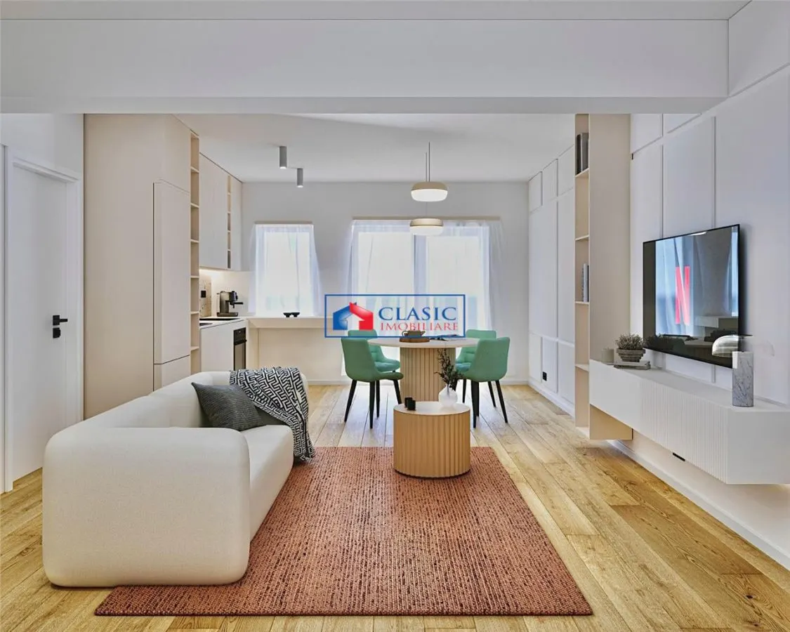 Vanzare apartament 2 camere modern bloc nou in Floresti- zona Mega Image Razoare - foto 1